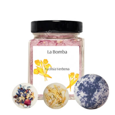 La Bomba I love you Mom No 2 ZESTAW Fuchsia Verbena 314 g + Amalfi 50 g + Naked 50 g + Bedtime Ritual 125 g