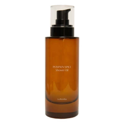 La Bomba Pumpkin Spice Shower Oil Olejek pod prysznic o zapachu cynamonu, jałowca i wanilii z nutą pomarańczy 100 ml