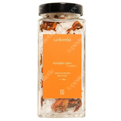 La Bomba Pumpkin Spice Sól do kąpieli o zapachu wanilii, korzennego cynamonu i pomarańczy 580 g