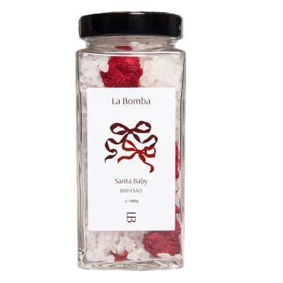 La Bomba Santa Baby Bath Salt Sól do kąpieli o zapachu cynamonu, pomarańczy i goździków 680 g