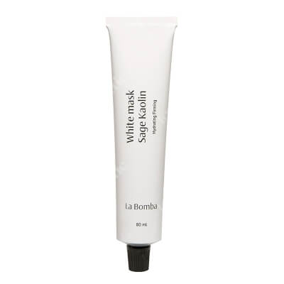La Bomba White Mask Sage Kaolin Maseczka łagodząca do cery suchej i wrażliwej 80 ml
