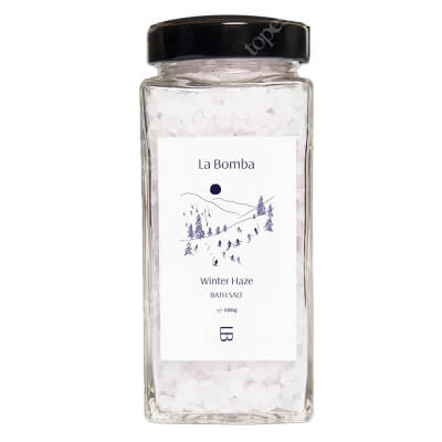 La Bomba Winter Haze Sól do kąpieli o świątecznym zapachu christmas pudding, pomarańczy i cynamonu 680 g