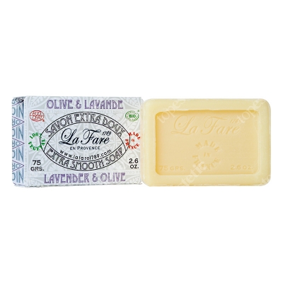 La Fare Extra Smooth Soap Lavender Olive Delikatne mydło - lawenda i oliwa 75 g