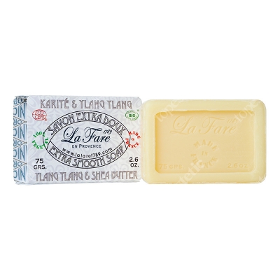 La Fare Smooth Soap Shea Butter Ylang Ylang Delikatne mydło - masło Shea i Ylang Ylang 75 g