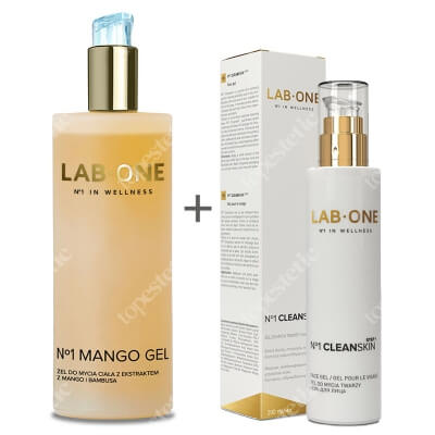 Lab One Cleanskin step 1 + Mango Gel ZESTAW Żel do mycia twarzy