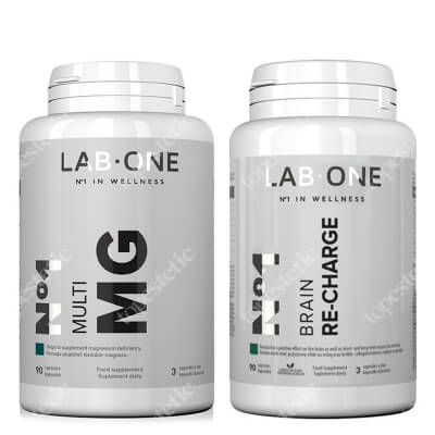 Lab One Kuracja Na Pamięć I Koncentrację ZESTAW Suplement diety 90 kaps + Suplement diety 90 kaps.