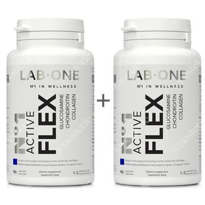 Lab One N°1 Active Flex ZESTAW Dwupak Suplement diety 2x 90 kaps.