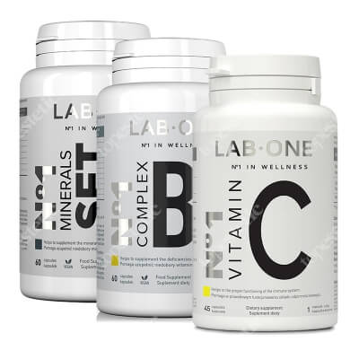 Lab One N°1 Complet Care Set ZESTAW Suplement diety 60 kaps. + Suplement diety 60 kaps. + Suplement diety 45 kaps.