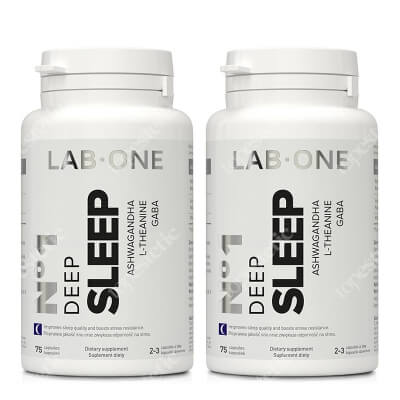 Lab One N°1 Deep Sleep x 2 ZESTAW Suplement diety 75 kaps. x 2