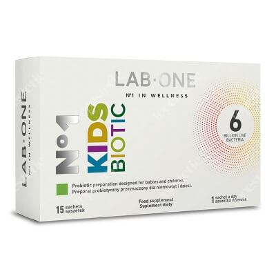 Lab One N°1 KidsBiotic Probiotyk suplement diety dla dzieci 15 saszetek