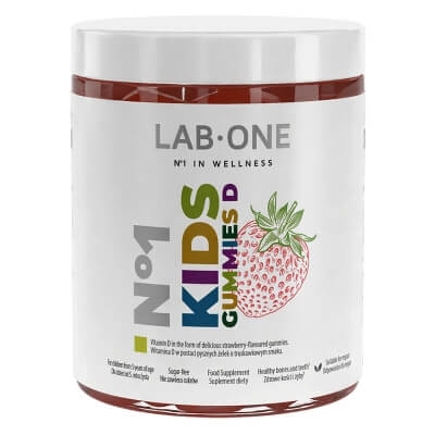 Lab One N°1 KidsGummies D Witamina D w postaci żelków bez cukru 60 szt