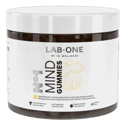 Lab One N°1 Mind GUMMIES Żelki wspomagające koncentrację 60 szt