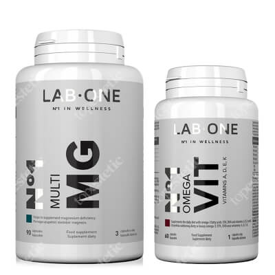 Lab One N°1 Omega VIT + N°1 Multi Mg ZESTAW Witaminy i kwasy tłuszczowe Omega-3 60 kaps. + Magnez 90 kaps