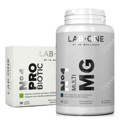 Lab One N°1 ProBiotic + N°1 Multi Mg ZESTAW ProBiotic suplement diety 30 kaps. + Suplement diety 90 kaps