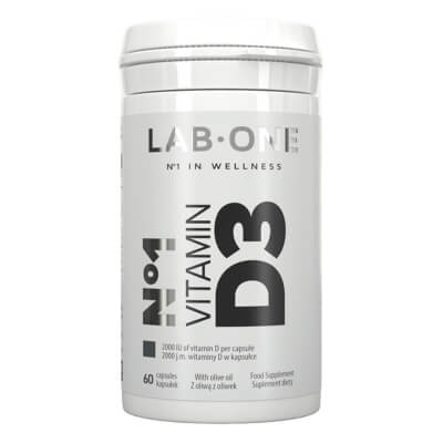 Lab One N°1 Vitamin D3 Suplement diety 60 kapsułek