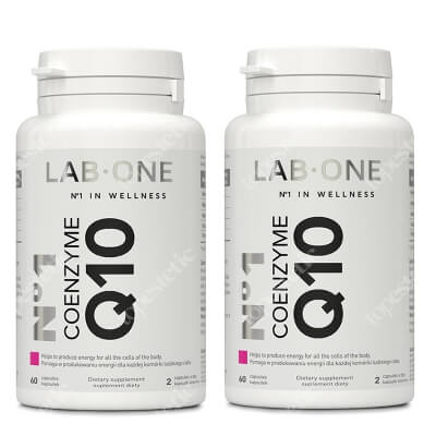 Lab One No1 Coenzyme Q10 x 2 ZESTAW Koenzym Q10 - zdrowa i piękna skóra 60 kaps. x 2