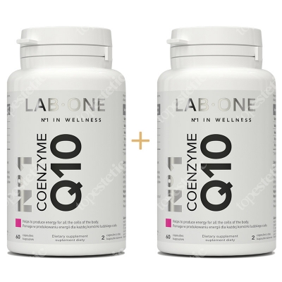 Lab One No1 Coenzyme Q10 ZESTAW Dwupak Koenzym Q10 zdrowa i piękna skóra 2x 60 kaps.