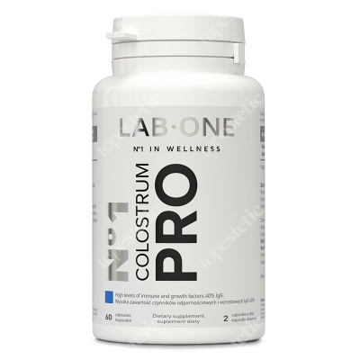 Lab One No1 Colostrum Pro Naturalne wsparcie dla układu immunologicznego 60 kaps.