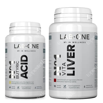 Lab One Vita Liver + N°1 Butyric Acid ZESTAW Suplement diety 90 kaps. + Suplement diety 60 kaps