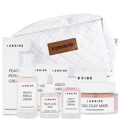 Labside Beauty Box ZESTAW Peeling 30 ml + Maseczka 50 ml + Serum 30 ml + Krem 50 ml + Kosmetyczka