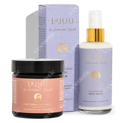 Lajuu Complete Care Set ZESTAW Balsam do ciała 150 ml + Krem do twarzy na dzień i na noc 60 ml