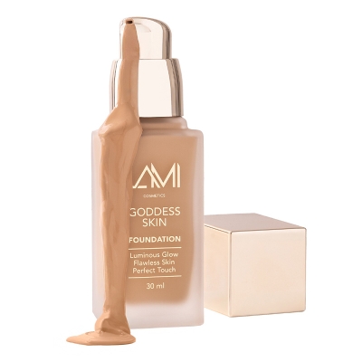 Lami Cosmetics Goddess Skin Radiant Skin Foundation Podkład rozświetlający z efektem glow (kolor Tan) 30 ml