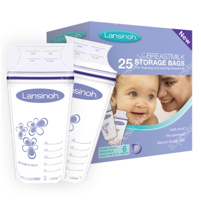 Lansinoh Breast Milk Storage Bags Woreczki do przechowywania pokarmu 25 szt.