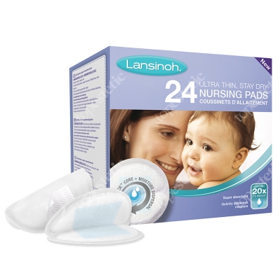 Lansinoh Nursing Pads - Ultra Thin Jednorazowe wkładki laktacyjne 24 szt.
