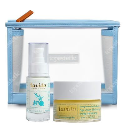 Lavido Age Away ZESTAW Krem o działaniu anti-aging 50 ml + Odmładzający krem na okolice oczu 30 ml + Kosmetyczka 1 szt