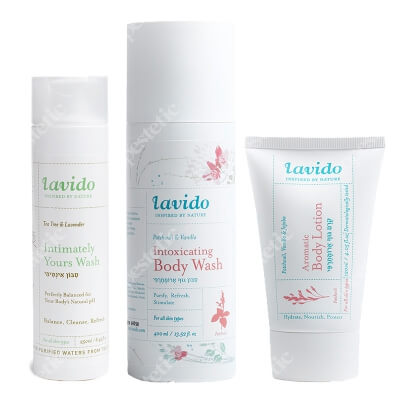Lavido Body Care ZESTAW Żel do mycia ciała 400 ml + Żel do higieny intymnej 250 ml + Balsam do ciała 120 ml