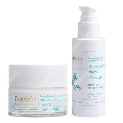 Lavido Hydrating And Calming ZESTAW Żel do mycia twarzy 100 ml + Krem 50 ml