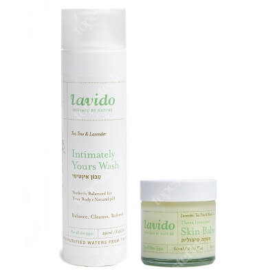 Lavido Intimately Yours Wash + Thera Intensive Skin Balm ZESTAW Żel do higieny intymnej 250 ml + Balsam do wrażliwej skóry 60 ml