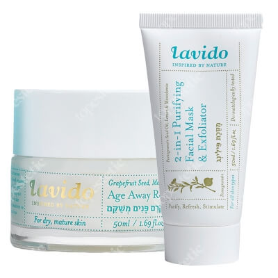 Lavido New Skin Start ZESTAW Złuszczająca maseczka do twarzy 50 ml + Regenerujący krem odmładzający 50 ml