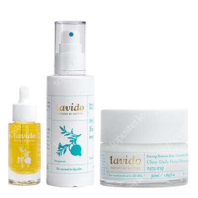 Lavido Perfect Skin ZESTAW Tonik 120 ml + Serum roślinne 30 ml + Krem nawilżający 50 ml