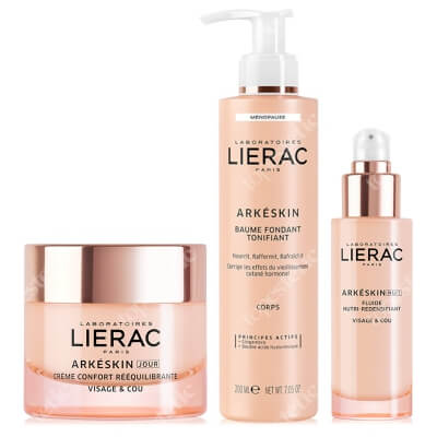 Lierac Arkeskin Complete Care ZESTAW Krem na dzień 50 ml + Balsam ujędrniający ciało 200 ml + Emulsja na noc 50 ml