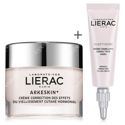Lierac Arkeskin+ Set 2020 ZESTAW Krem 50 ml + Krem korygujący zmarszczki wokół oczu 15 ml