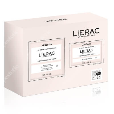 Lierac Arkeskin The Menopause Day Set ZESTAW Krem na dzień w okresie menopauzy 50 ml + Krem na dzień w okresie menopauzy (wkład) 50 ml