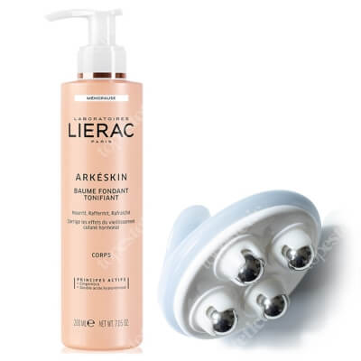 Lierac Body Massager + Arkeskin Body Balm ZESTAW Masażer do ciała 1 szt + Odżywczy balsam ujędrniający ciało 200 ml