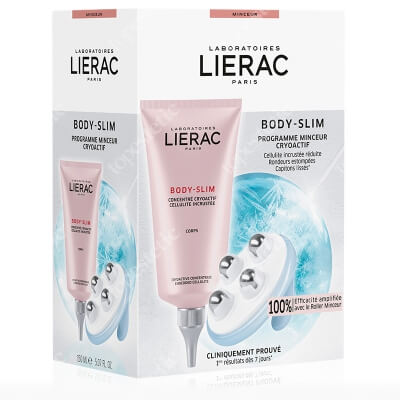 Lierac Body Slim Cryoactive Concentrate + Body Massager ZESTAW Krioaktywny koncentrat 150 ml + Masażer do ciała 1 szt