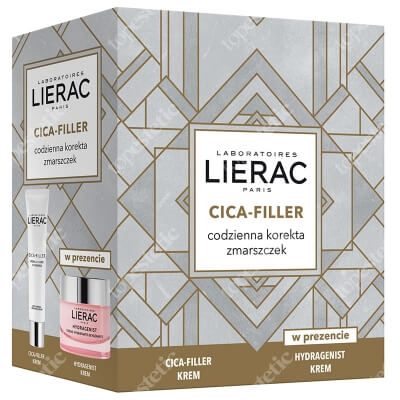Lierac Cica Filler + Hydragenist Cream 2020 ZESTAW Krem 40 ml + Krem nawilżająco dotleniający 50 ml