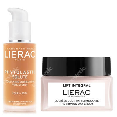 Lierac Firming Face And Body ZESTAW Koncentrat korygujący rozstępy 75 ml + Ujędrniajacy krem na dzień 50 ml