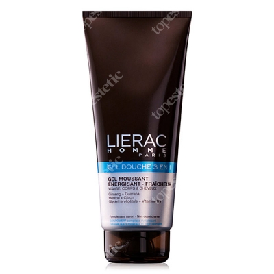 Lierac Homme Gel Douche Integral Energetyzujący żel pod prysznic do ciała i włosów 200 ml