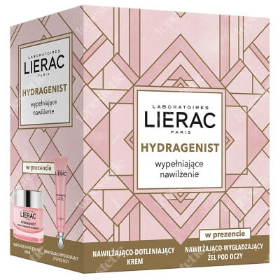 Lierac Hydragenist Cream + Hydragenist Eye Gel 2020 ZESTAW Krem nawilżająco dotleniający 50 ml + Nawilżąjąco wygładzający żel pod oczy 15 ml
