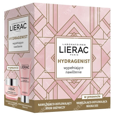 Lierac Hydragenist Cream + Hydragenist Mask 2020 ZESTAW Krem nawilżająco dotleniający 50 ml + Maska SOS 75 ml