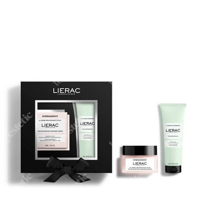 Lierac Hydragenist Set ZESTAW Krem rozświetlający 50 ml + Maska peelingująca 75 ml