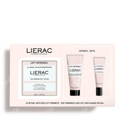 Lierac Lift Integral ZESTAW Ujędrniajacy krem na dzień 50 ml + Regenerujący krem na noc 15 ml + Serum napinające 10 ml