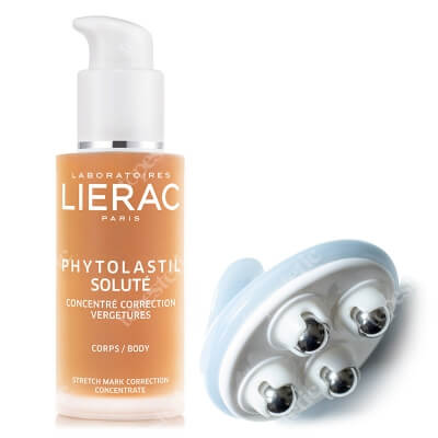 Lierac Phytolastil Solute + Body Massager ZESTAW Koncentrat korygujący rozstępy 75 ml + Masażer do ciała 1 szt