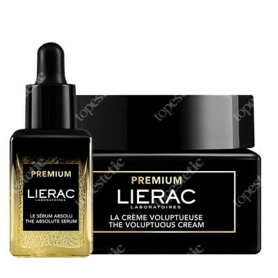 Lierac Premium Set ZESTAW Bogaty krem przeciwzmarszczkowy 50 ml + Serum regenerujące 13 ml