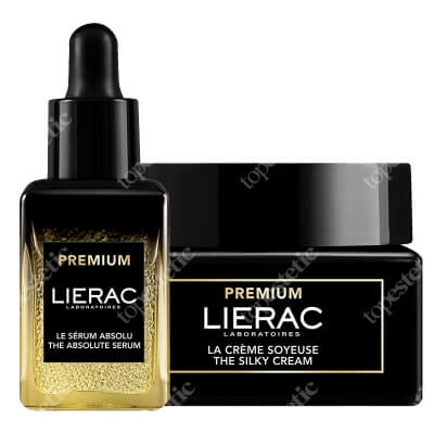 Lierac Premium Set ZESTAW Jedwabisty krem przeciwzmarszczkowy 50 ml + Serum regenerujące 13 ml