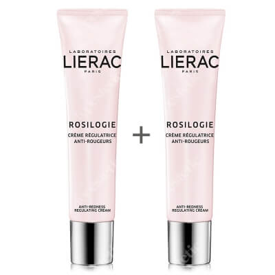 Lierac Rosilogie Duo Set ZESTAW 2x Regulujący krem przeciw zaczerwienieniom 40 ml